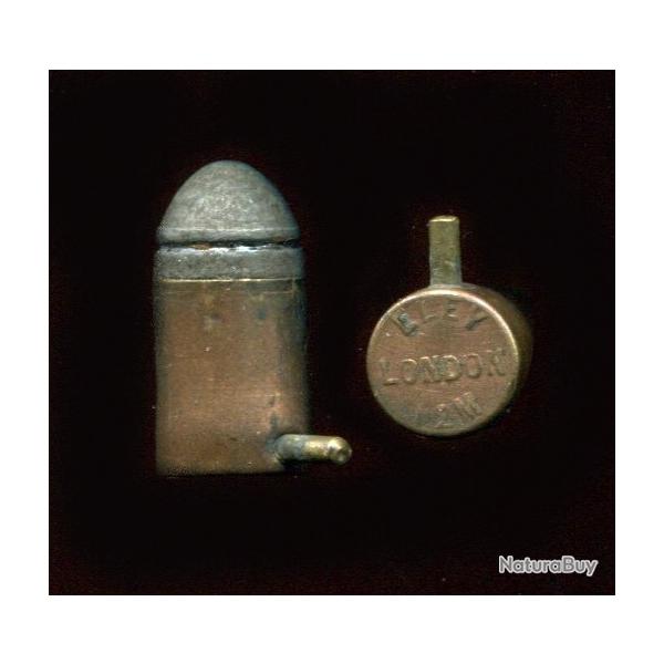 12 mm  broche - marquage en relief : ELEY LONDON 12M