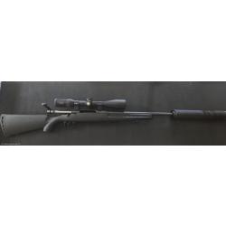 Carabine à verrou SAVAGE AXIS 243 WIN + OPTIQUE HAWKE 4-16 X 50 + Modérateur de son WILDCAT PREDATOR