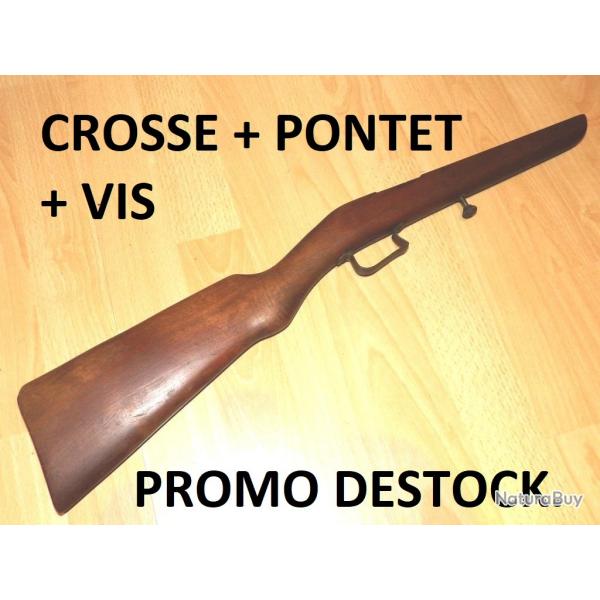 crosse type scolaire bergeron damon flobert etc...9mm ou 22lr - VENDU PAR JEPERCUTE (GE357)