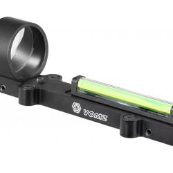 Lunette de visée légère pour fusil de chasse, fibre verte, point rouge, rail de nervure 1x28