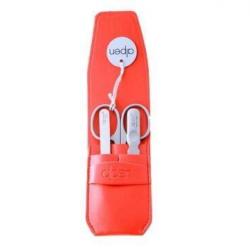 Pochette manucure 3 pièces Alpen "Young Line" rouge 6800YLR.red