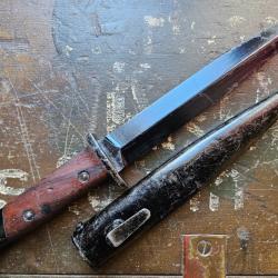 Rare couteau baïonnette portugais pour PM m/948