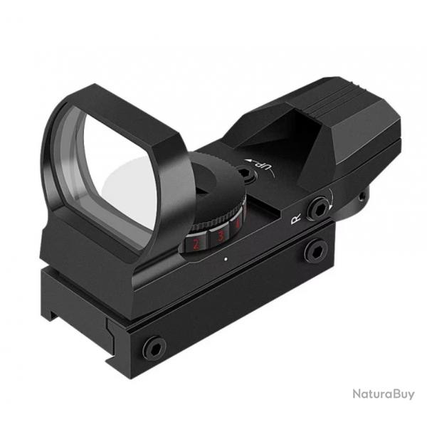Visée à points rouge/vert chasse optique réfléchissant holographique tactique métal quatre point