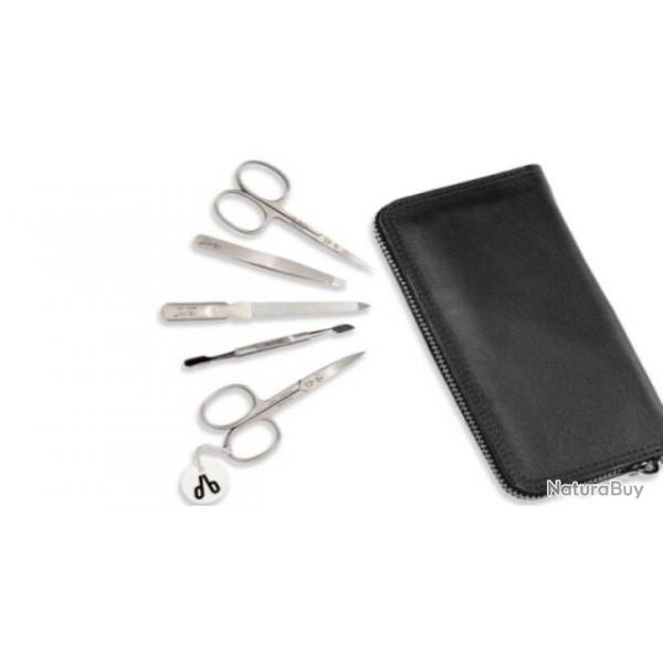 Trousse manucure 5 pièces Alpen soft 6812R.noir