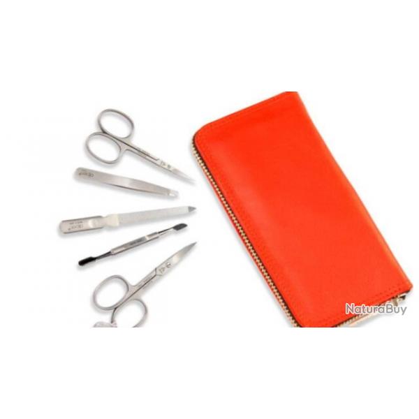 Trousse manucure 5 pièces Alpen soft 6812R.rouge