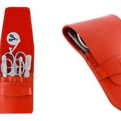 Pochette manucure 5 pièces Alpen 6872R.red