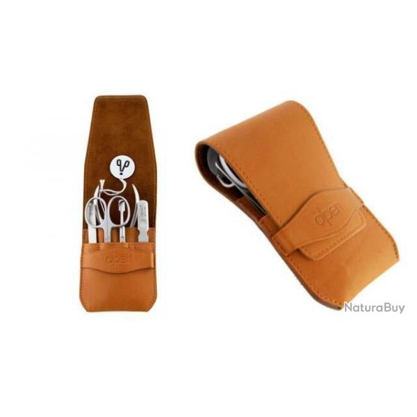 Pochette manucure 5 pièces Alpen 6874R.tabacco