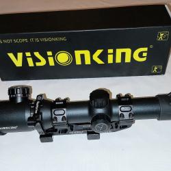 Lunette de battue VISION KING 1,25-5 x 26 jamais montée sur une carabine