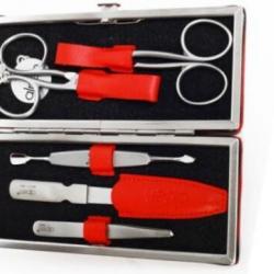 Trousse manucure 5 pièces Alpen 6882R.red