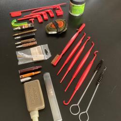 Lots d'écouvillons/brosses/grattoirs/drapeaux