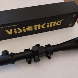 Optique de visée VISION KING 10-40 × 56, Jamais montée sur une carabine.