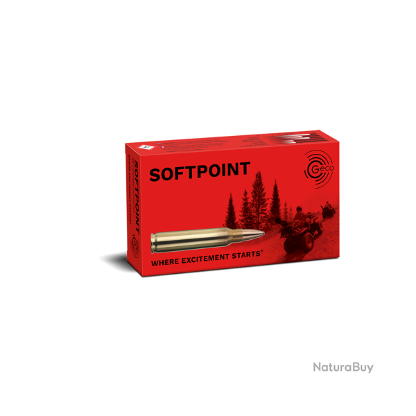 Munitions GECO cal.270wsm softpoint 9.1g 140gr par 20 10 boites ( 200 munitions )