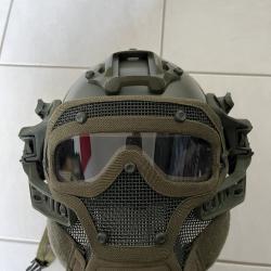 casque airsoft intégral Delta six