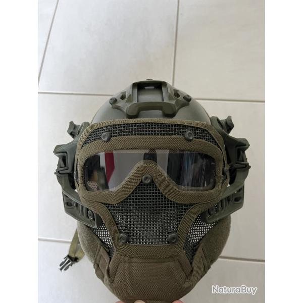 casque airsoft intgral Delta six