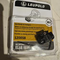 CRAN de MIRE arrière "REAR IRON SIGHT" pour LEUPOLD DELTA PRO