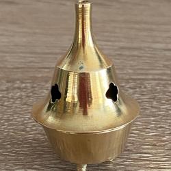 Ancien Petit Brule Parfum Encens Vintage Encensoir Bruleur Laiton
