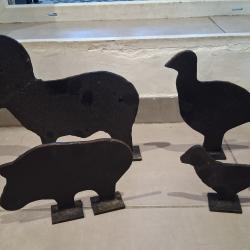 Silhouettes métalliques tir sportif