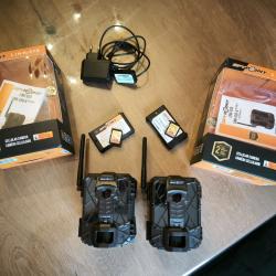 2 caméras SPYPOINT LINK EVO + batterie lithium+ SDextrême  COMPLÈTES surveillance chasse video photo