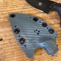 Étui Kydex Custom pour KABAR TDI coloris Carbon Foliage