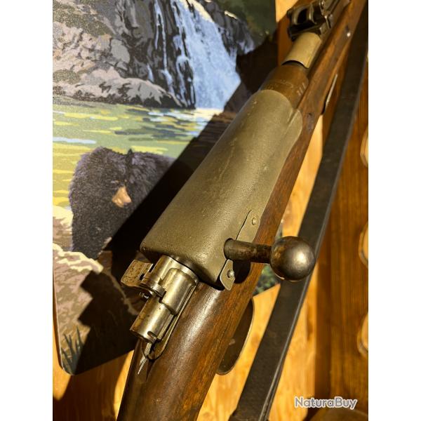 ENCHERES 1€ - MAUSER G98 8X57IS 1917 SCHILLING + CAPOT DE PROTECTION