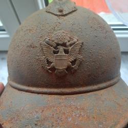 Vend casque français pour armer US 14 18