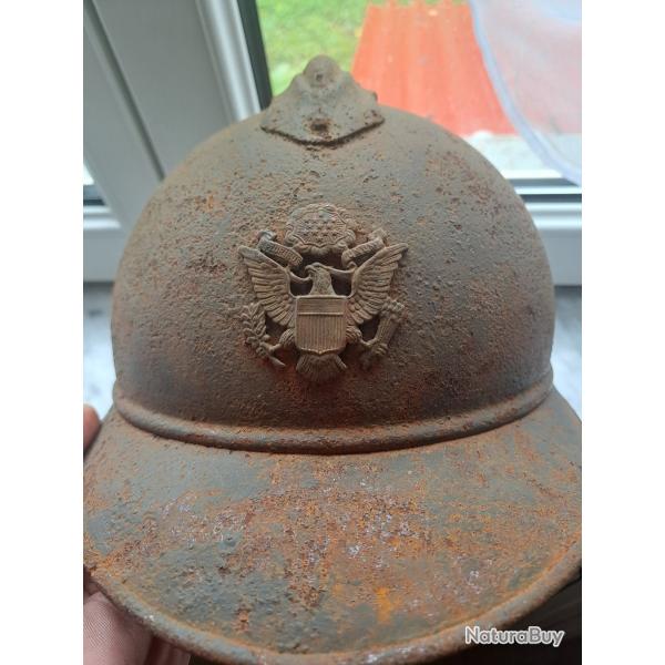 Vend casque franais pour armer US 14 18