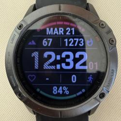 Montre: GARMIN FENIX 6 X SAPHIR CARBON GRAY