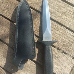 couteau fixe C Jul Herbertz avec étui