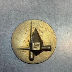 Médaille de table "Solacy" signée Grinberg - Bronze