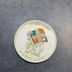 Médaille militaire 1er Régiment d'Artillerie - Armée française - Écusson coloré