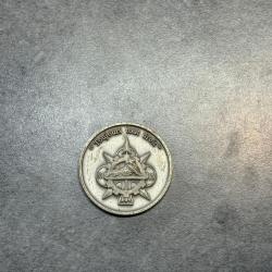 Médaille coin militaire - 601e HCR - "Toujours tout droit" - Argent 925