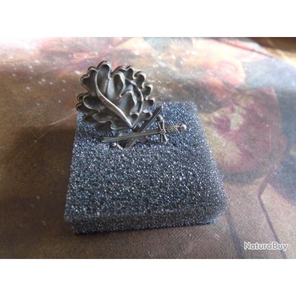 INSIGNE BROCHE MILITAIRE FEUILLE DE CHENE