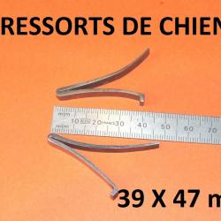 paire ressorts de chiens fusil 39X47 mm juxtaposé hammerless - VENDU PAR JEPERCUTE (GE360)