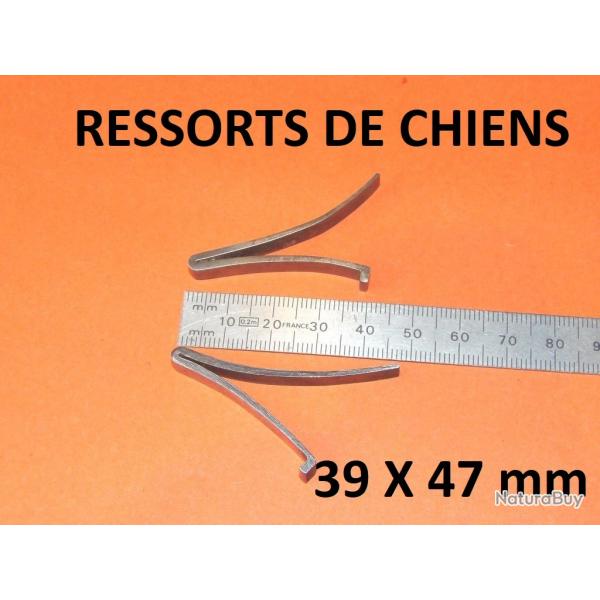 paire ressorts de chiens fusil 39X47 mm juxtaposé hammerless - VENDU PAR JEPERCUTE (GE360)