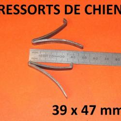 paire ressorts de chiens fusil 39X47 mm juxtaposé hammerless - VENDU PAR JEPERCUTE (GE362)