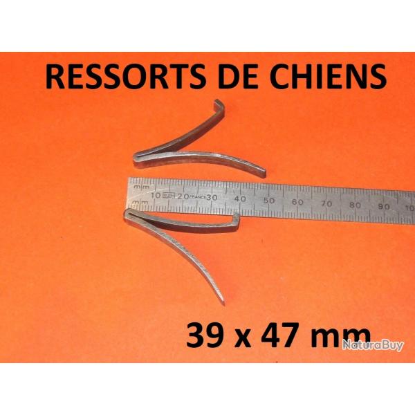 paire ressorts de chiens fusil 39X47 mm juxtaposé hammerless - VENDU PAR JEPERCUTE (GE362)