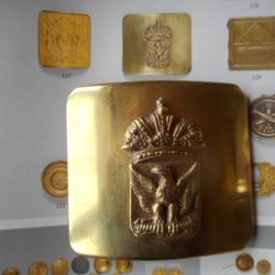 Plateau de ceinturon de dragon de la garde imperiale