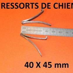 paire ressorts de chiens  fusil 40X45 mm juxtaposé hammerless - VENDU PAR JEPERCUTE (GE363)