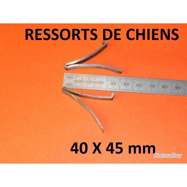 paire ressorts de chiens  fusil 40X45 mm juxtaposé hammerless - VENDU PAR JEPERCUTE (GE363)