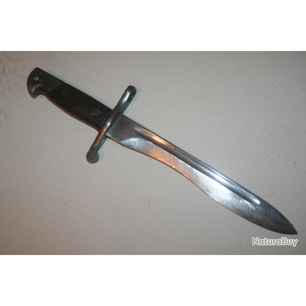 Baonnette / Machette d'artillerie espagnole, modle 1941 pour fusil mauser