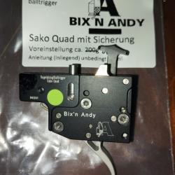 Détente bix'n andy avec sécurité pour Sako Quad