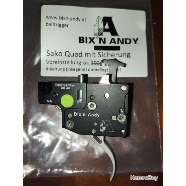 Détente bix'n andy avec sécurité pour Sako Quad