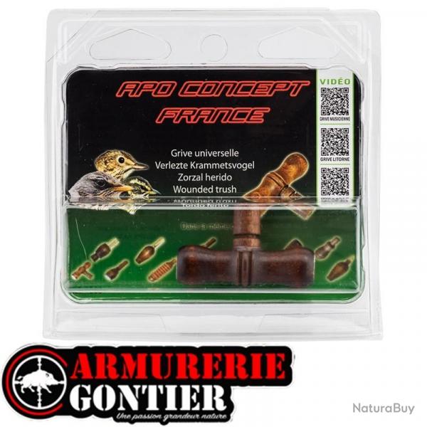 Appeau grive universelle - Helen Baud APO CONCEPT IMITATION GRIVE