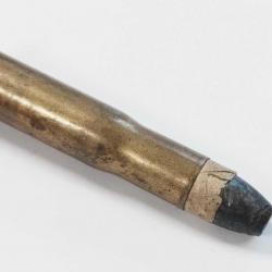 1 MUNITION COLLECTION CARTOUCHE POUDRE NOIRE 11mm 1874 FUSIL GRAS 19è France XIX eme Categorie D