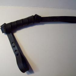 militaria ww1 dragonne cuir noire de revolver 1873/1892 poilu officier 14/18