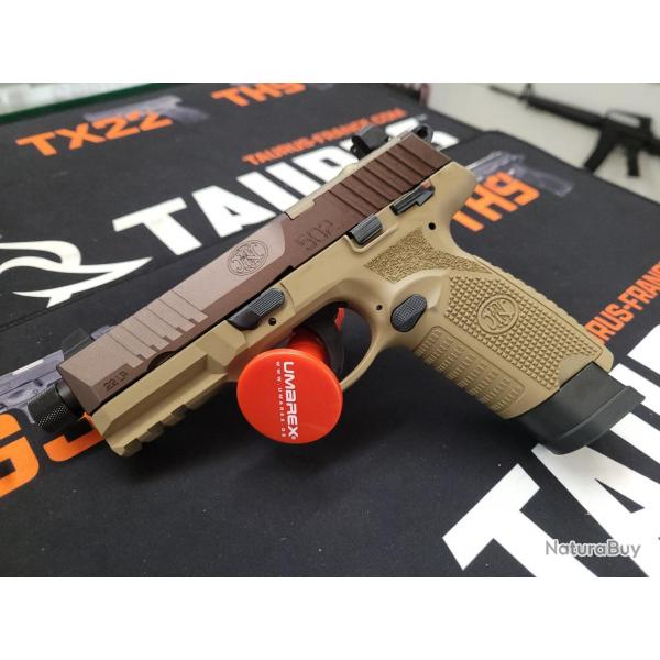 FNH USA 502 T TAN fileté 22 lr