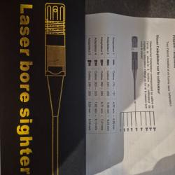 Laser bore sighter