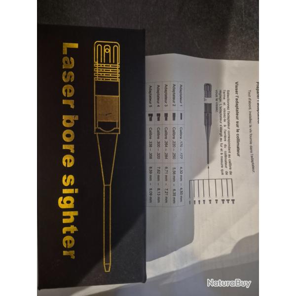Laser bore sighter