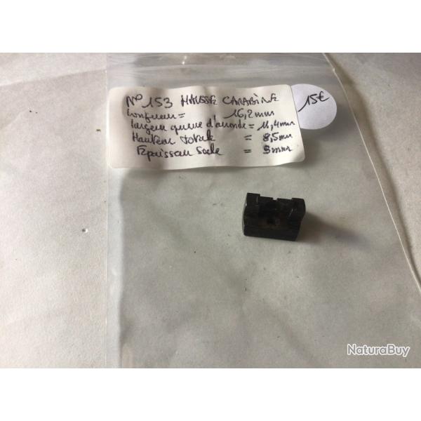VENDU PAR LE-CUIRASSIER N153 HAUSSE DE CARABINE FIXE
