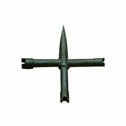 Clef démonte cheminée cruciforme universelle DavidePedersoli